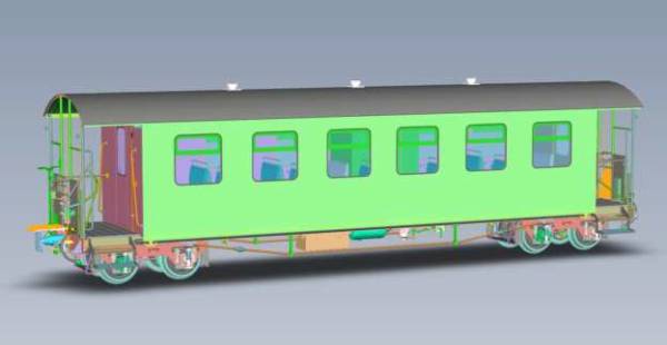 Kiss 700408 - Personenwagen C4i der HSB, Rekowagen